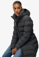 City Mid Padded Jacket - Ebony