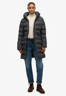 City Mid Padded Jacket - Ebony