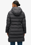 City Mid Padded Jacket - Ebony