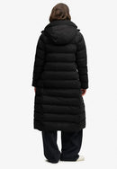 City Longline Microfibre Jacket - Black