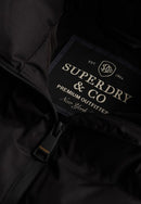 City Longline Microfibre Jacket - Black