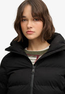 City Longline Microfibre Jacket - Black