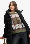 City Longline Microfibre Jacket - Black