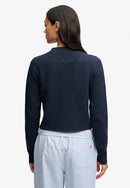 Argyle Cardigan - Navy