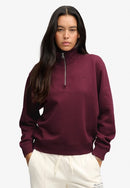Signature 1/2 Zip Sweatshirt - Port Red