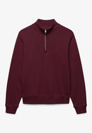 Signature 1/2 Zip Sweatshirt - Port Red