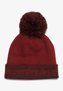 Athletic Logo Beanie - Port Red