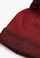 Athletic Logo Beanie - Port Red