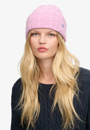 Premium Cable Knit Beanie Hat - Lilac Blush Pink