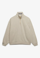 Monogram 1/2 Zip Sweatshirt - Pumice Marl