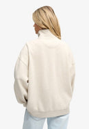 Monogram 1/2 Zip Sweatshirt - Pumice Marl