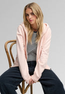 Signature Emblem Zip Hoodie - Rose Blush Pink