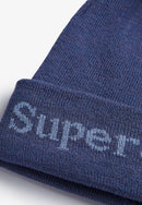 Athletic Logo Beanie - Mariner Navy/tidal Blue