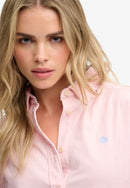 Needle Cord Long Sleeve Shirt - Chalk Pink