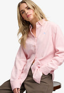 Needle Cord Long Sleeve Shirt - Chalk Pink