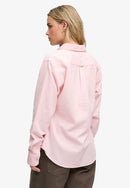 Needle Cord Long Sleeve Shirt - Chalk Pink