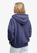 Luxe Fur Lined Zip Hoodie - Mariner Navy