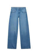 Mid Rise Baggy Jean - Mid Blue Vintage Wash