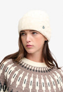 Premium Cable Knit Beanie Hat - Natural Cream