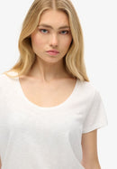 Scoop Neck Tee - Optic