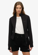 Active Tech Fitted Track Top - Black