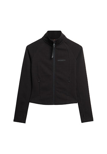 Active Tech Fitted Track Top - Black