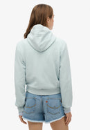 Cropped Ziphood - Glacier Grey