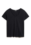Studios Slub Embroidered Vee Tee - Eclipse Navy