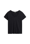 Studios Slub Embroidered Vee Tee - Eclipse Navy