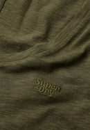Scoop Neck Tee - Army Khaki Green