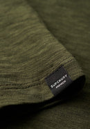 Scoop Neck Tee - Army Khaki Green