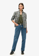 Scoop Neck Tee - Army Khaki Green