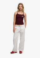 Superdry Cotton Elastic Trouser - Optic