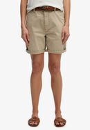Chino Short - Stonewash Taupe Brown
