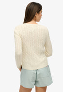 Essentials Cable Jumper - Ecru