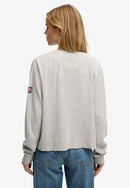 Athletic Essentials Graphic Long Sleeve Top - Glacier Grey