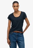 Studios Scoop Neck Tee - Eclipse Navy