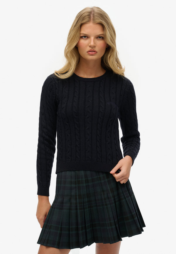 Essentials Cable Jumper - Eclipse Navy