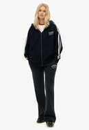 Athletic Embroidered Flare Jogger - Eclipse Navy