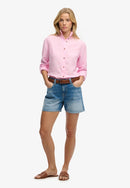 Mid Rise Denim Short - Mid Blue