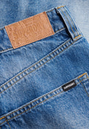 Mid Rise Denim Short - Mid Blue