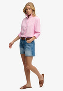 Mid Rise Denim Short - Mid Blue