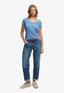 Studios Scoop Neck Tee - Bluebell