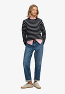 Essential Jumper - Optic Eclipse Navy Stripe