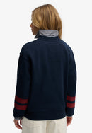 Varsity Script Loose Sweatshirt - Richest Navy