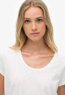 Studios Scoop Neck Tee - Optic