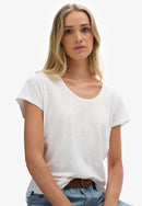 Studios Scoop Neck Tee - Optic