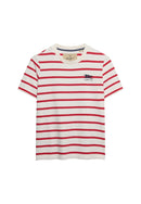 Heritage Hamptons Stripe T-Shirt - Red