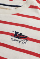 Heritage Hamptons Stripe T-Shirt - Red