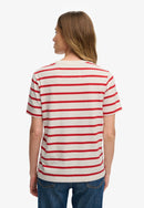Heritage Hamptons Stripe T-Shirt - Red